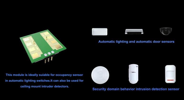 Sensor Microwave Tinggi Precision Kanggo Deteksi Smart --- PD-V21