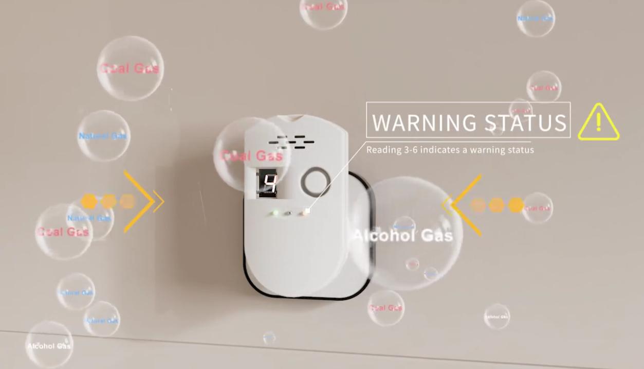 Ningbo PDLUX PD-GSV8 Alarm Gros GSN - Deteksi Gas & Sistem Kesehatan Lanjut