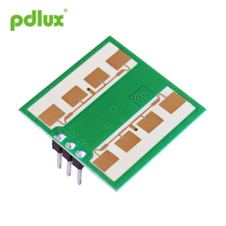 Sensitivitas Tinggi Pdlux PD-V12H 24.125GHz Modul Sensor Radar Doppler Gelombang Mikro frekuensi Tinggi